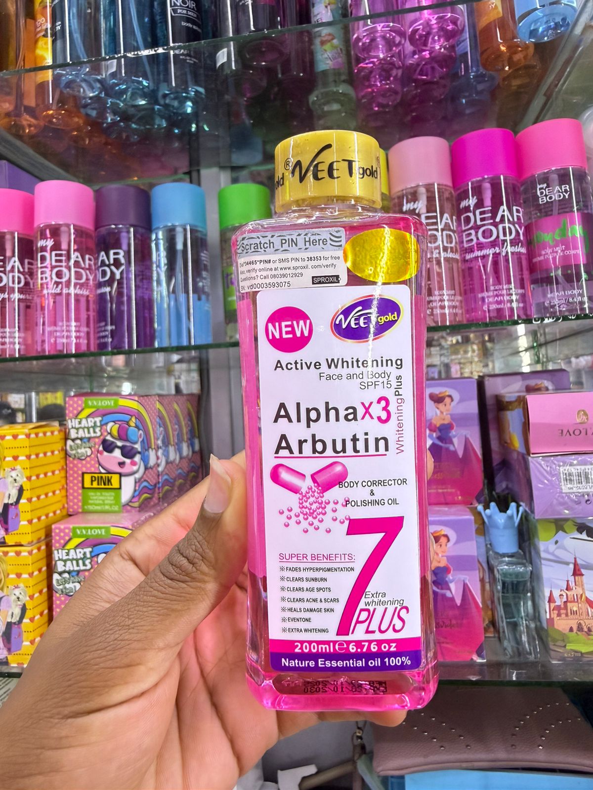 Veet Gold Alpha X3 Arbutin Whitening Plus