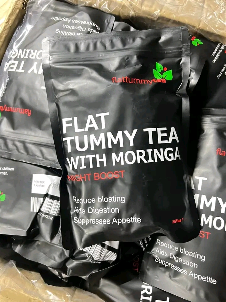 Flat tummy tea with moringa